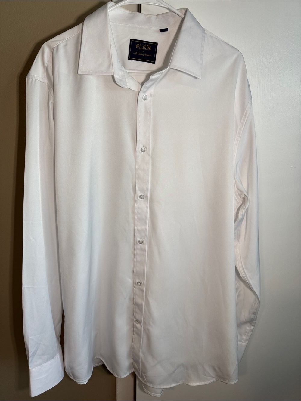 J.VER Flex Men’s Luxury Collection Dress Shirt XL Tall Stretch